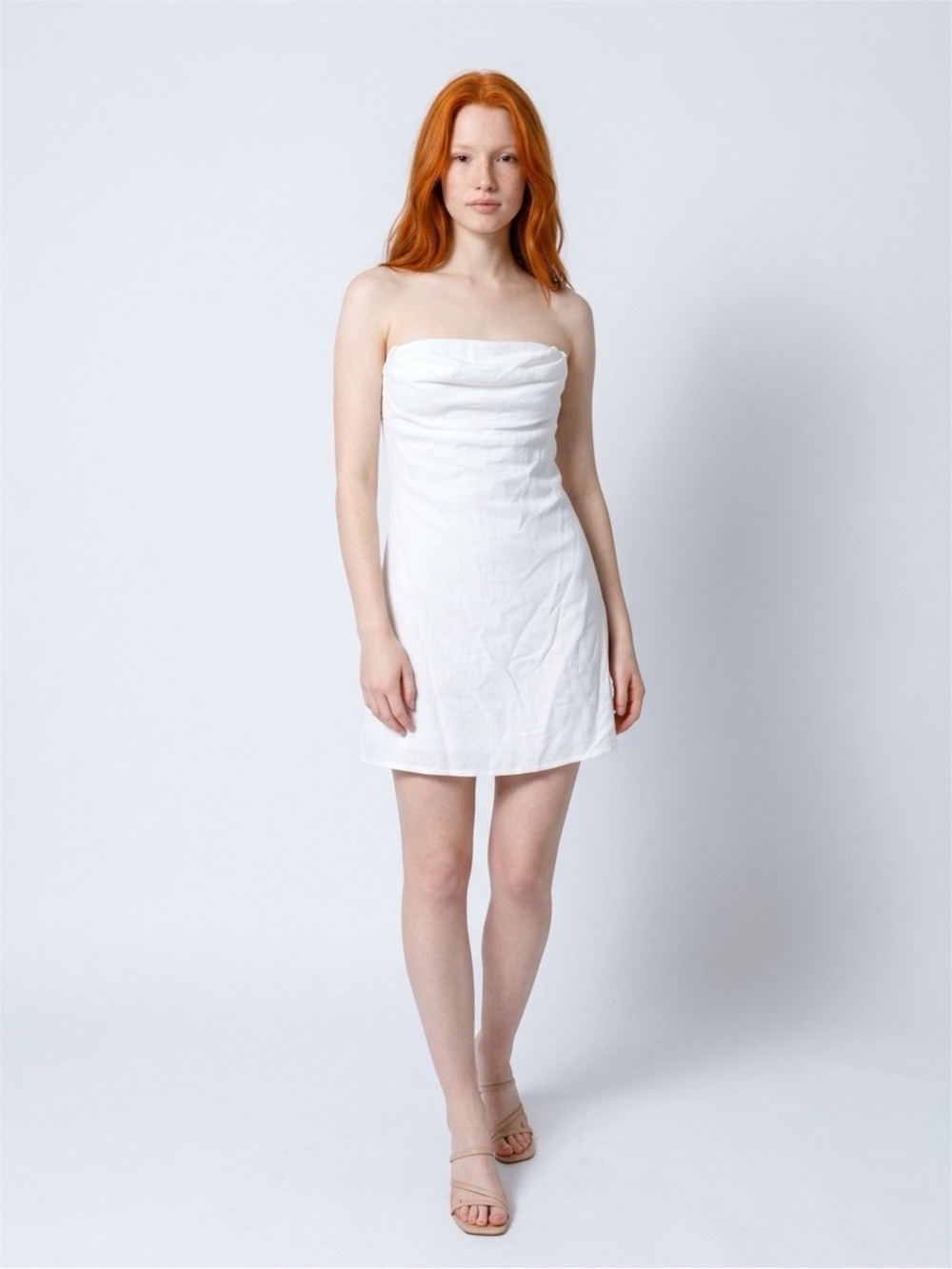 Alter’d State Strapless White romper NWT size small has small white belt